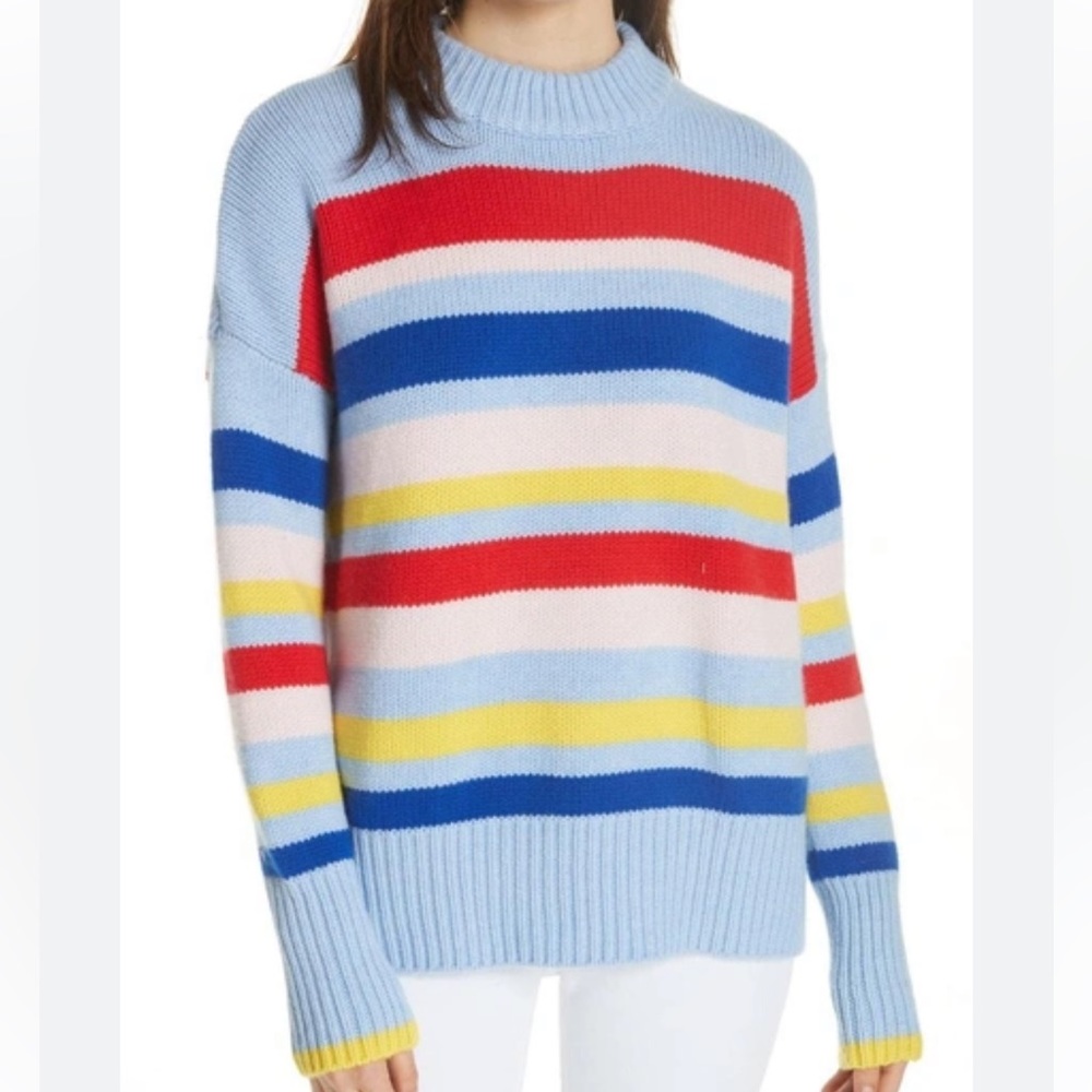 La Ligne Marin rainbow stripe sweater